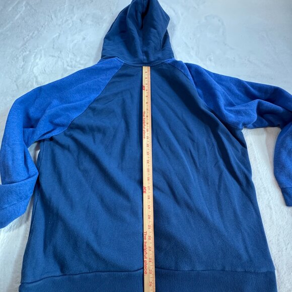 Under Armour Men’s Hoodie Sweatshirt XXL Loose Fit Blue Colorblock UA Logo - Picture 13 of 13